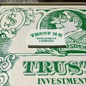 Vintage 1981 TRUST ME Board Game Replacement Game Cards -20